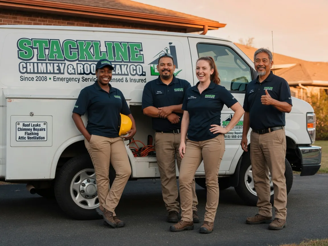 Chimney flashing repair company in Whittier, NC